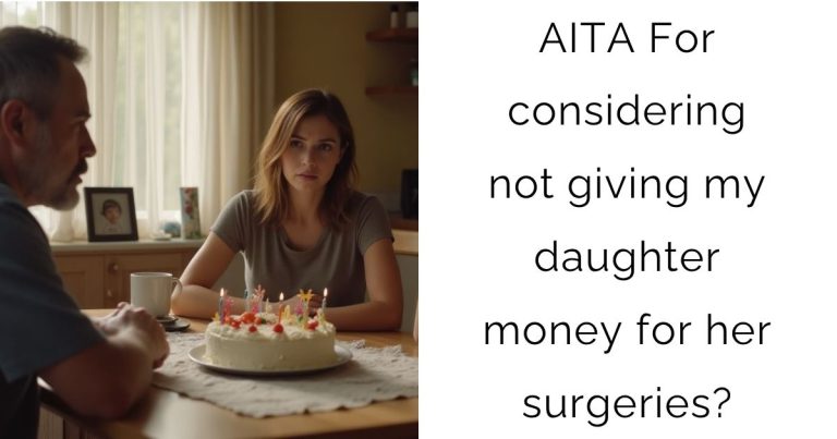 AITA For considering not giving my daughter money for her surgeries?