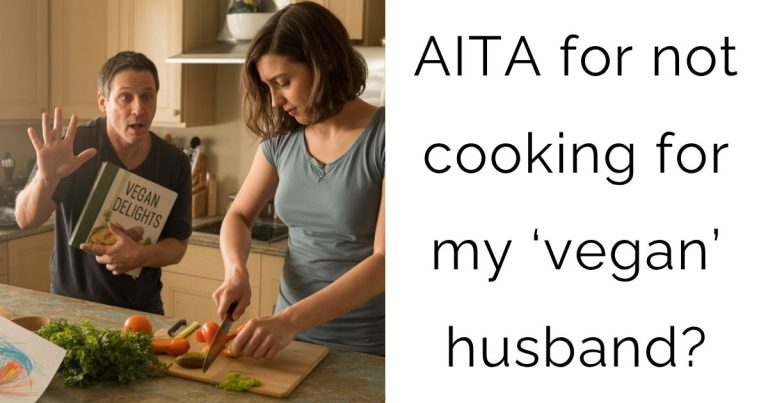AITA for not cooking for my ‘vegan’ husband?