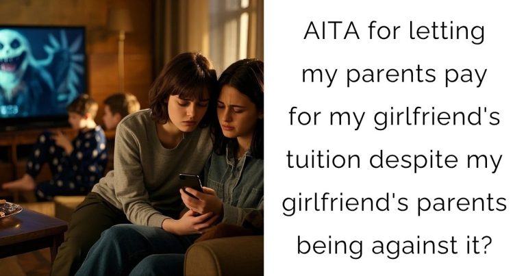 AITA for letting my parents pay for my girlfriend’s tuition despite my girlfriend’s parents being against it?
