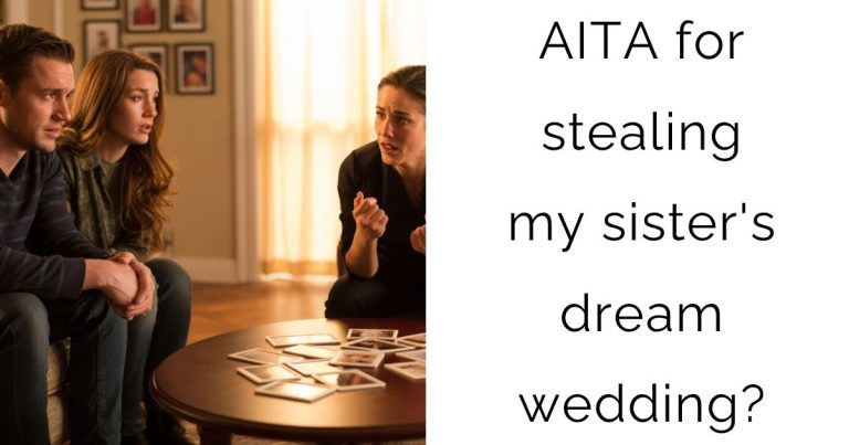 AITA for stealing my sister’s dream wedding?