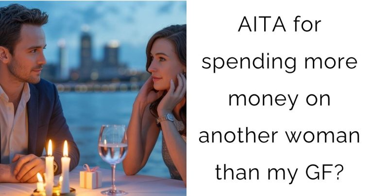 AITA for spending more money on another woman than my gf?