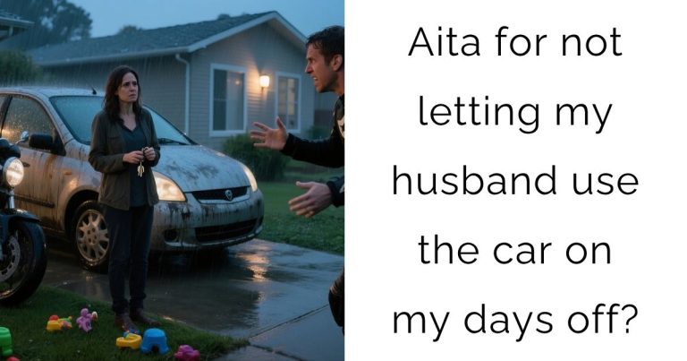 Aita for not letting my husband use the car on my days off?