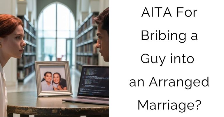 AITA For Bribing a Guy into an Arranged Marriage?
