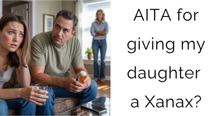 AITA for giving my daughter a Xanax?