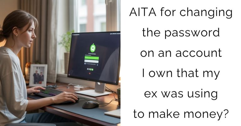 AITA for changing the password on an account I own that my ex was using to make money?