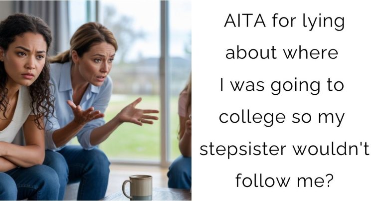 AITA for lying about where I was going to college so my stepsister wouldn’t follow me?