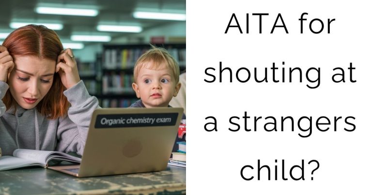 AITA for shouting at a strangers child?