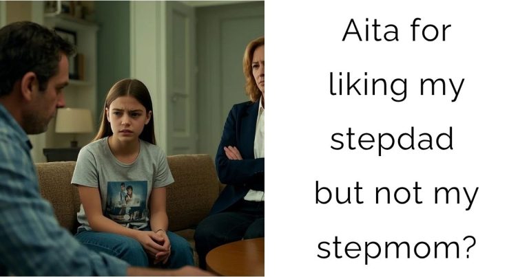 Aita for liking my stepdad but not my stepmom?
