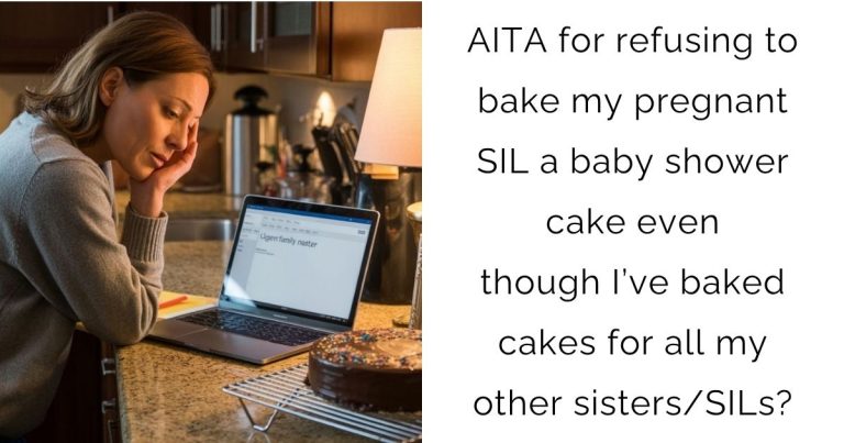 AITA for refusing to bake my pregnant SIL a baby shower cake even though I’ve baked cakes for all my other sisters/SILs?