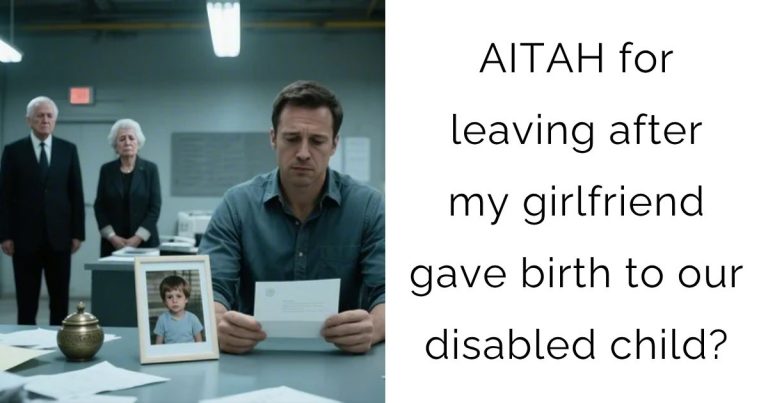 AITAH for leaving after my girlfriend gave birth to our disabled child?