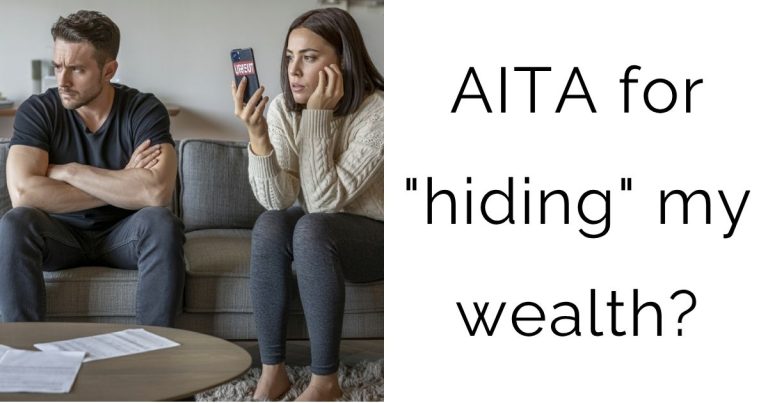 AITA for “hiding” my wealth?