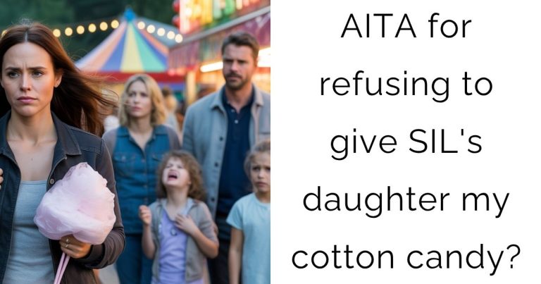 AITA for refusing to give SIL’s daughter my cotton candy?