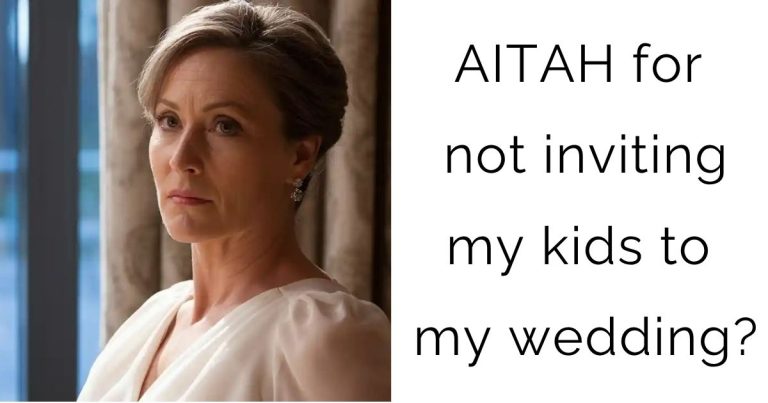 AITAH for not inviting my kids to my wedding?