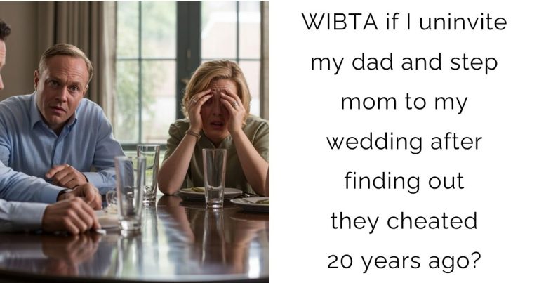 WIBTA if I uninvite my dad and step mom to my wedding after finding out they cheated 20 years ago?