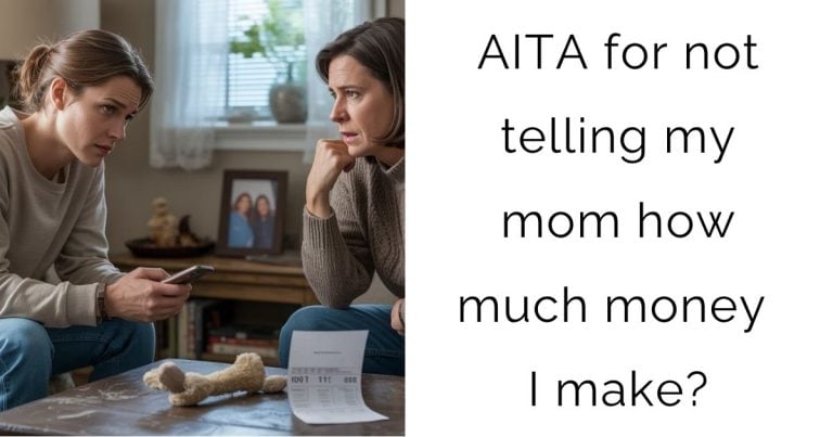 AITA for not telling my mom how much money I make?