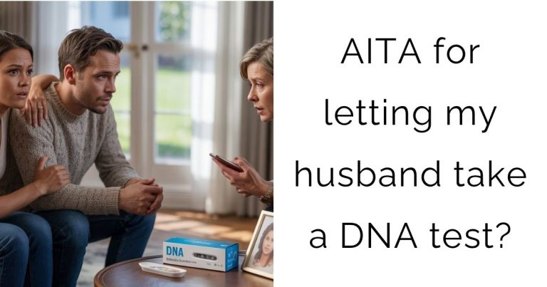 AITA for letting my husband take a DNA test?