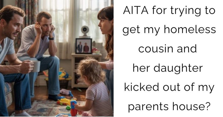 AITA for trying to get my homeless cousin and her daughter kicked out of my parents house?