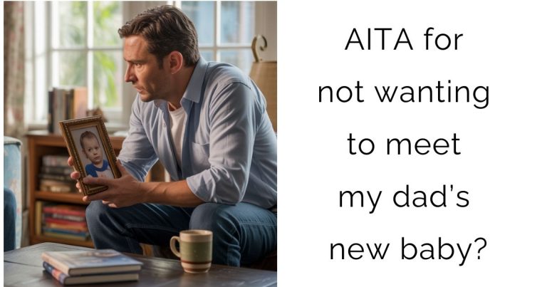 AITA for not wanting to meet my dad’s new baby?