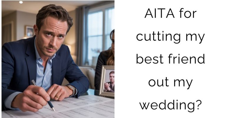 AITA for cutting my best friend out my wedding?