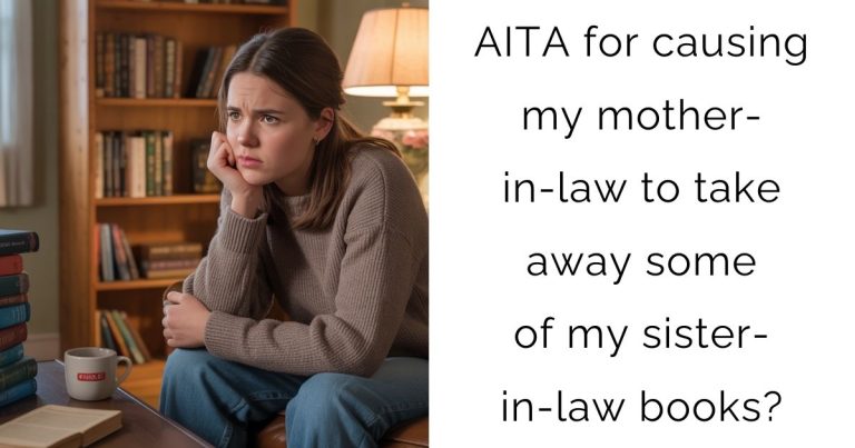 AITA for causing my mother-in-law to take away some of my sister-in-law books?