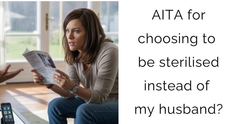AITA for choosing to be sterilised instead of my husband?