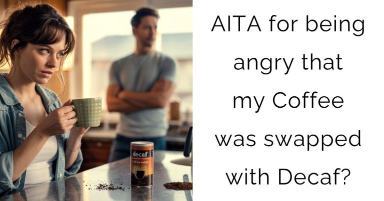 AITA for being angry that my Coffee was swapped with Decaf?