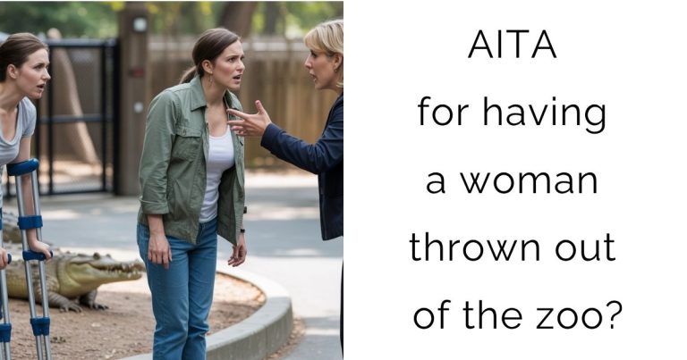 AITA for having a woman thrown out of the zoo?