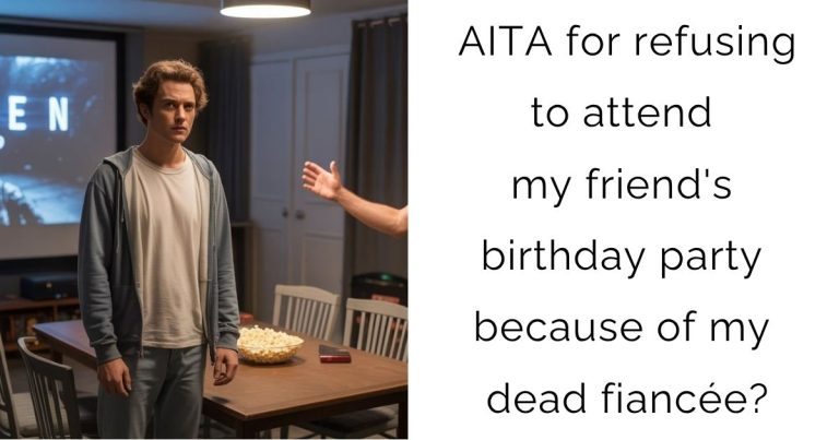 AITA for refusing to attend my friend’s birthday party because of my dead fiancée?