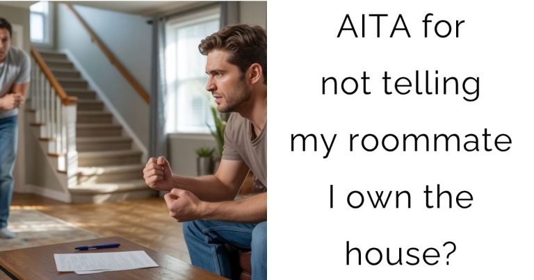 AITA for not telling my roommate I own the house?
