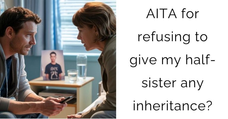 AITA for refusing to give my half-sister any inheritance?