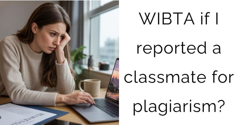 WIBTA if I reported a classmate for plagiarism?