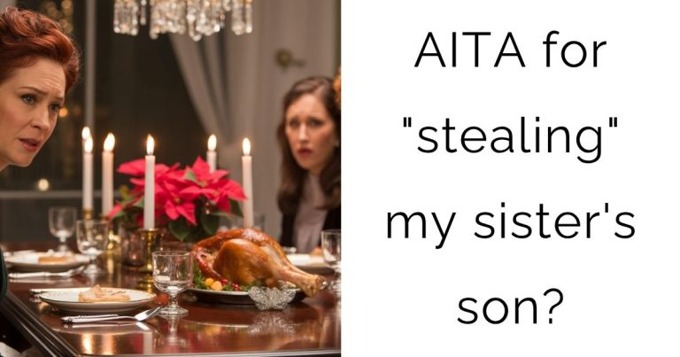 AITA for “stealing” my sister’s son?