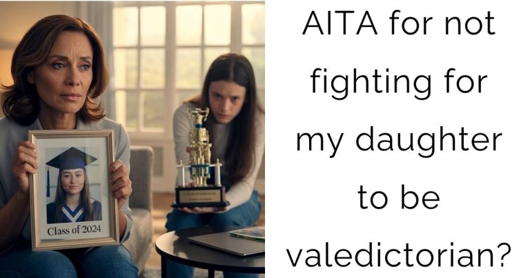 AITA for not fighting for my daughter to be valedictorian?