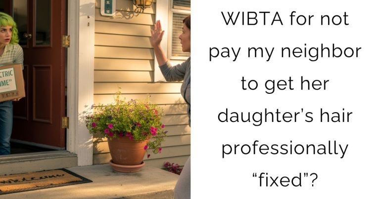 WIBTA for not pay my neighbor to get her daughter’s hair professionally “fixed”?