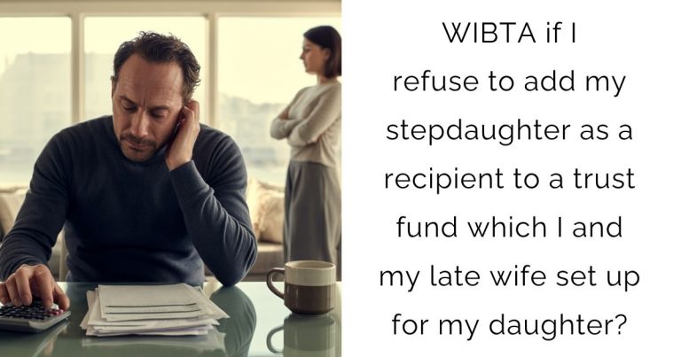 WIBTA if I refuse to add my stepdaughter as a recipient to a trust fund which I and my late wife set up for my daughter?