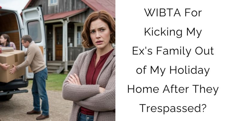 WIBTA For Kicking My Ex’s Family Out of My Holiday Home After They Trespassed?