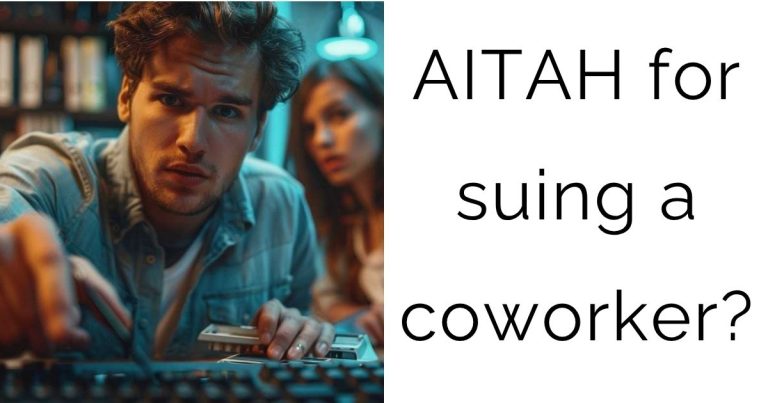 AITAH for suing a coworker?