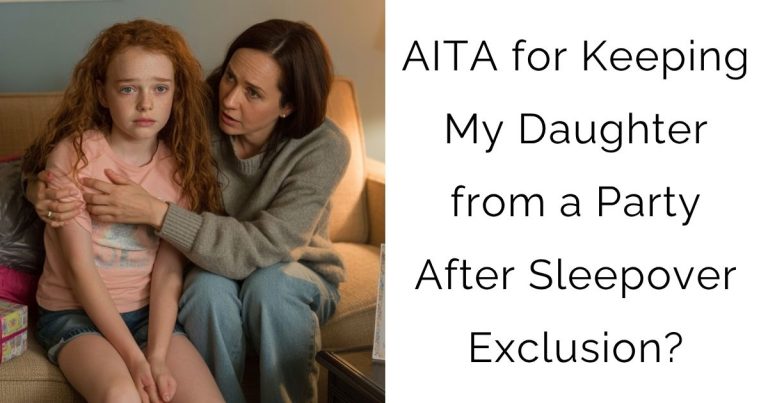 AITA for Keeping My Daughter from a Party After Sleepover Exclusion?