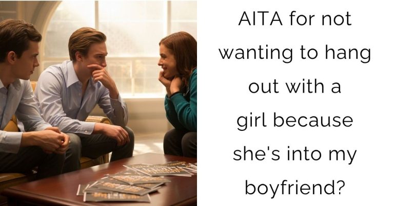 AITA for not wanting to hang out with a girl because she’s into my boyfriend?