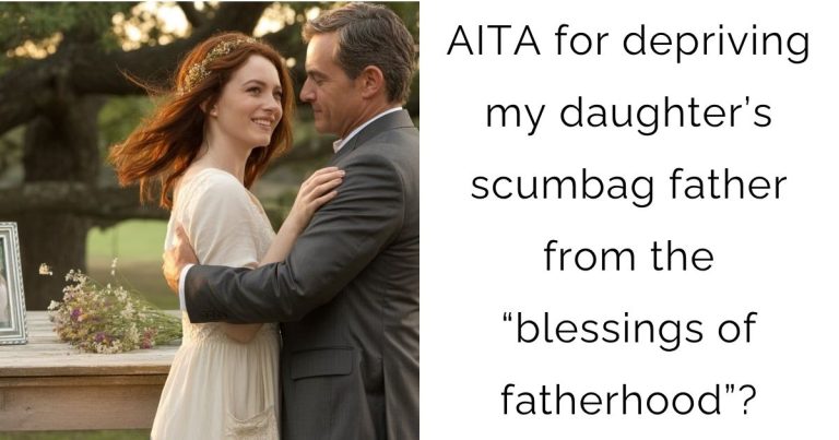 AITA for depriving my daughter’s scumbag father from the “blessings of fatherhood”?