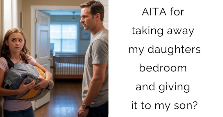 AITA for taking away my daughters bedroom and giving it to my son?
