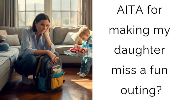 AITA for making my daughter miss a fun outing?