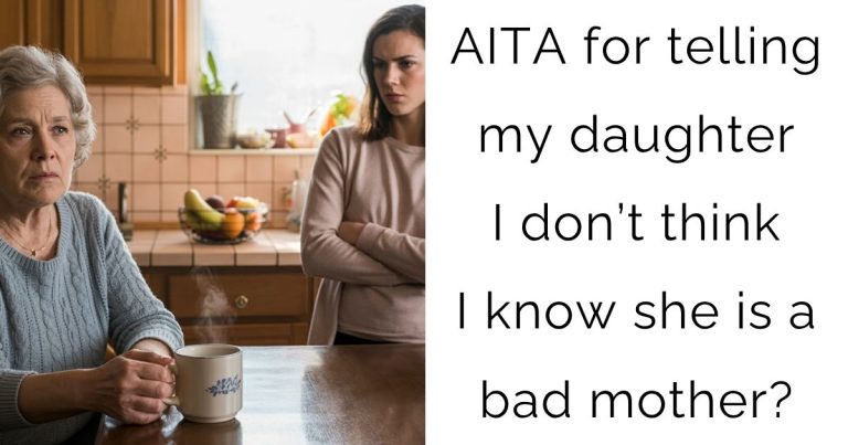 AITA for telling my daughter I don’t think I know she is a bad mother?