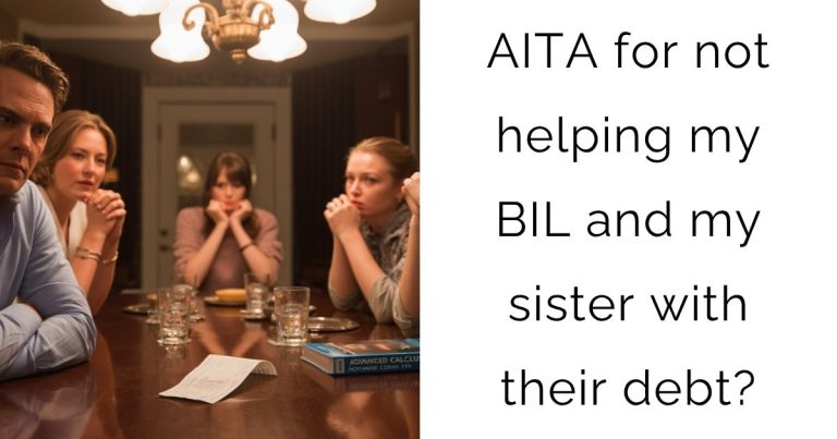 AITA for not helping my BIL and my sister with their debt?