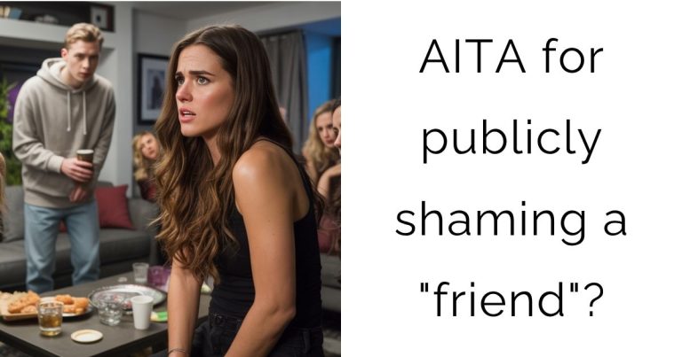 AITA for publicly shaming a “friend”?