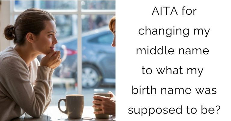 AITA for changing my middle name to what my birth name was supposed to be?