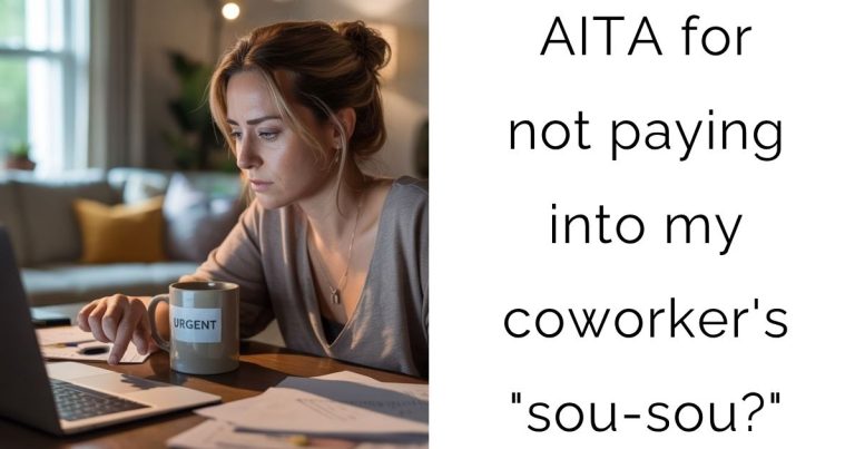 AITA for not paying into my coworker’s “sou-sou?”
