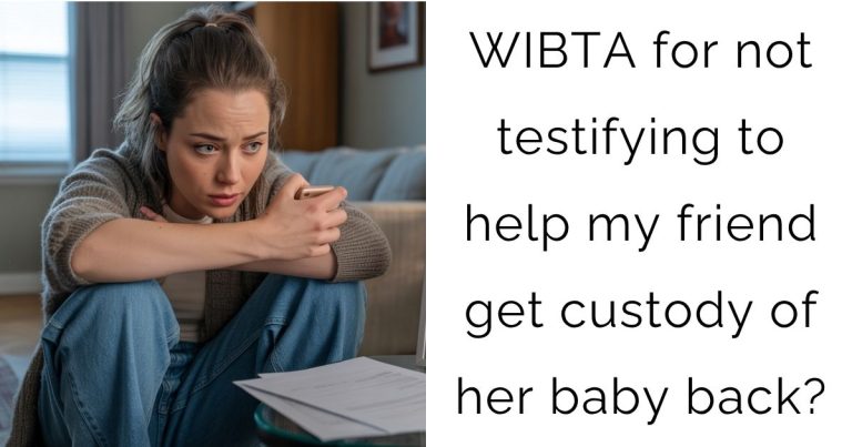 WIBTA for not testifying to help my friend get custody of her baby back?