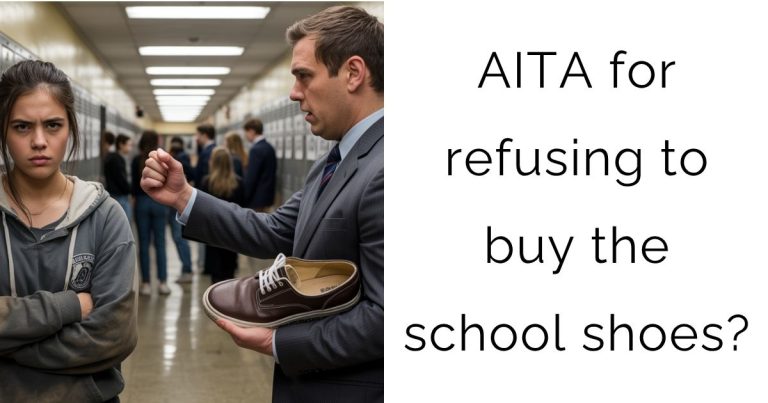AITA for refusing to buy the school shoes?