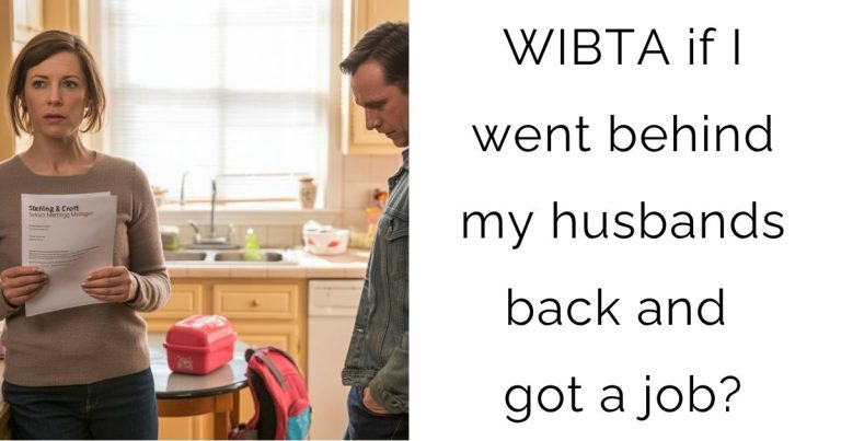 WIBTA if I went behind my husbands back and got a job?